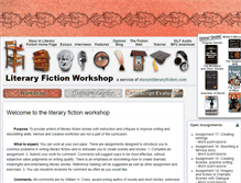 Tablet Screenshot of literaryfictionworkshop.com